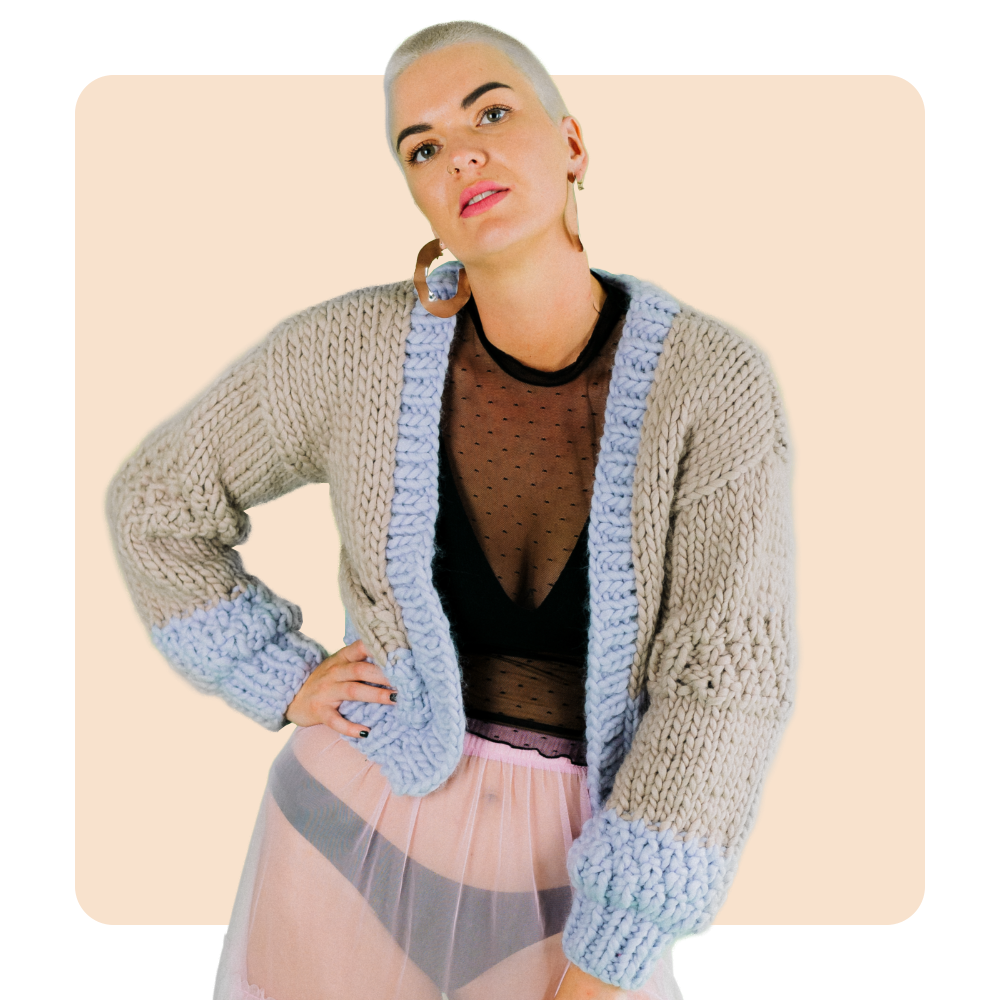 // Merino Knit Kit // Pocket Rocket Cardi