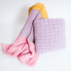 // Merino Knit Kit // Waffle Cushion Cover