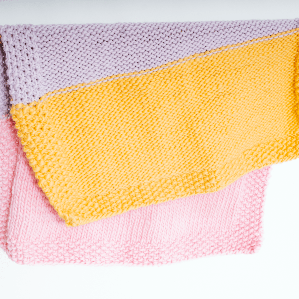 // Knit Kit // - Tri-colour Blanket