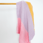// Merino Knit Kit // Tri-colour Blanket