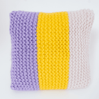 // Merino Knit Kit // Tri-colour Cushion Cover
