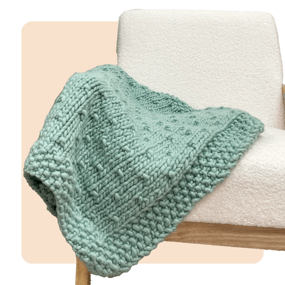 // Merino Knit Kit // Little Seedling Blanket
