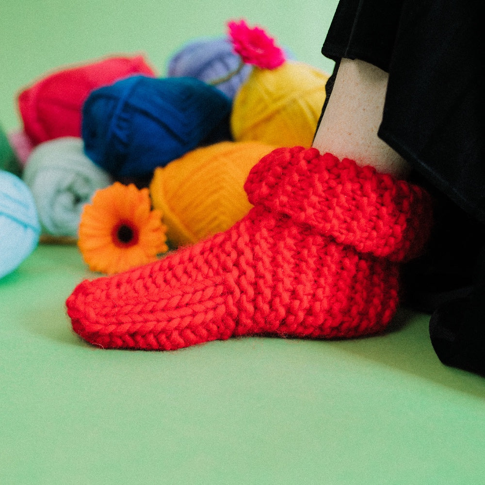 // Knit Kit // - Home Sweet Home Slipper Socks