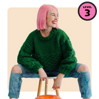 // Merino Knit Kit // Kate Moss Cropped Jumper