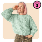 // Merino Knit Kit // Check Me Out Jumper