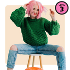 // Merino Knit Kit // Kate Moss Cropped Jumper