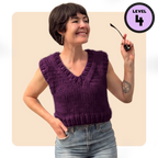 // Merino Knit Kit // V-Neck Vestie Bestie