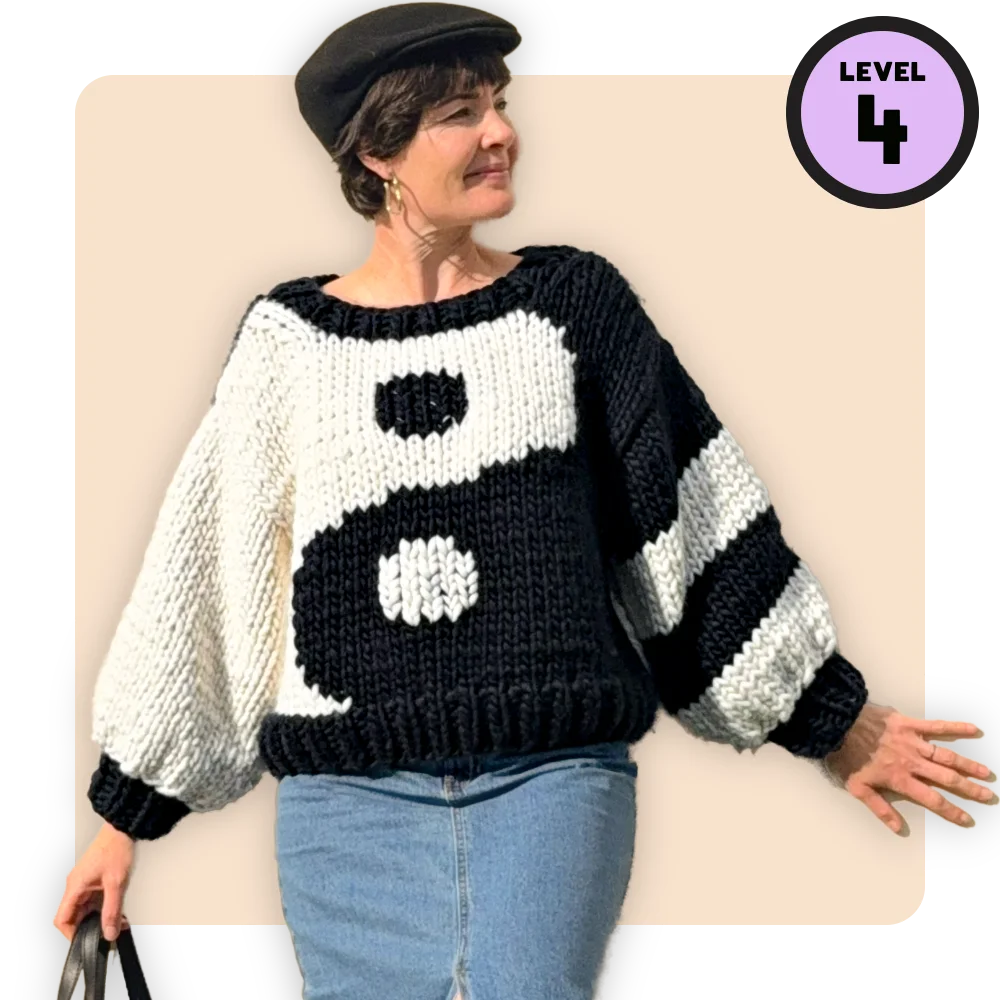 // Merino Knit Kit // Yin Yang Jumper