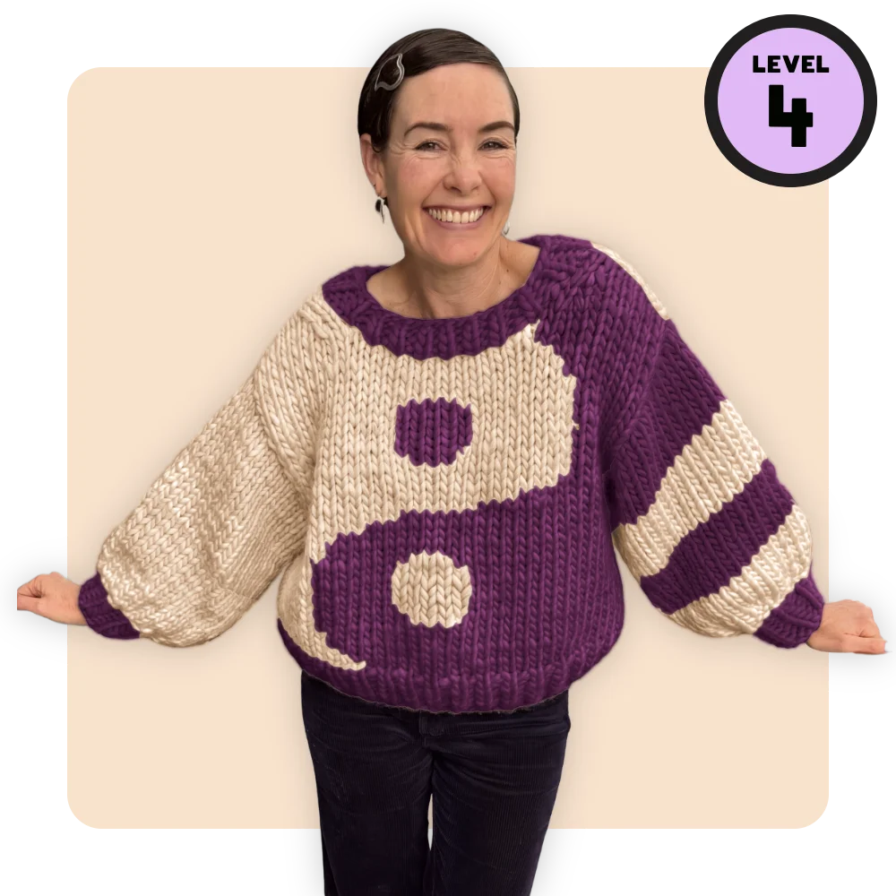 // Merino Knit Kit // Yin Yang Jumper