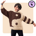 // Merino Knit Kit // Kids Yin Yang Jumper